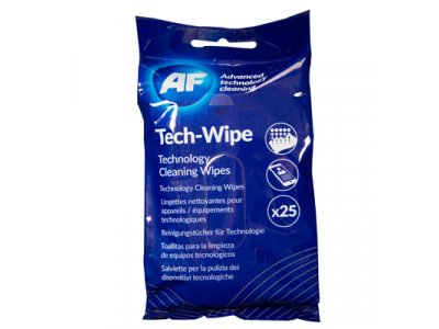 Tech Wipes - Cleaning wipes for technology devices 25psc AF AMTW025P 5028356508334