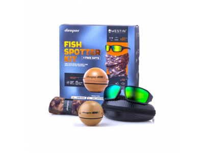 Deeper | Deeper Fish Spotter Kit with Smart Sonar CHIRP+2 | Sonar | Beige/Black/Camouflage ITGAM1483 4779032950893