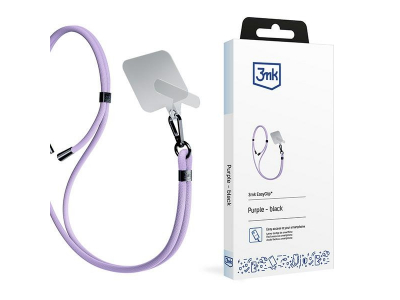 3MK EasyClip Purple (black) smycz do telefonu 5903108568678 5903108568678