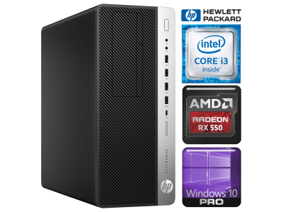 HP 800 G3 Tower i3-7100 16GB 2TB RX550 4GB WIN10Pro RW36869 EAN411536869