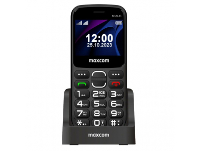 Maxcom Comfort MM443 ze stacją ładującą czarny|black MM443 5908235977898