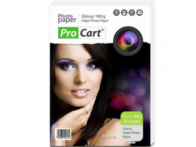 Procart glancēts foto papīrs A5 (13x18) 180g|m2 50 lapas H18013 6426034500134