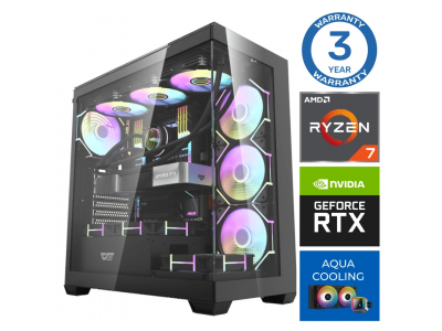 PSV AQUA Ryzen 7 7700X 16GB DDR5 1TB SSD M.2 NVME RTX4070 SUPER 12GB no-OS RW37006NS ENS411537006