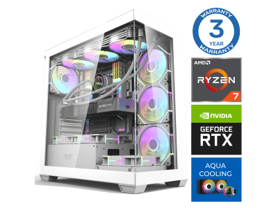 PSV AQUA Ryzen 7 7700X 64GB DDR5 1TB SSD M.2 NVME RTX4070 12GB no-OS RW37182NS ENS411537182