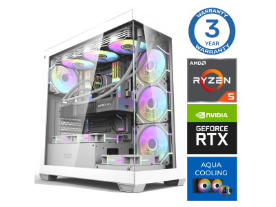 PSV AQUA Ryzen 5 7600X 32GB DDR5 1TB SSD M.2 NVME+2TB RTX4070 SUPER 12GB no-OS RW37202NS ENS411537202