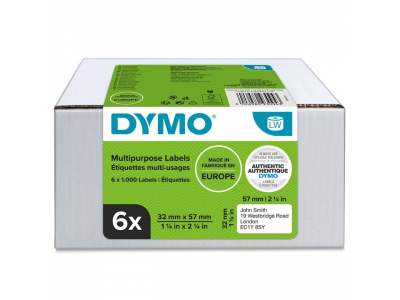 Marķēšanas uzlīmes Dymo, 102x59mm, 2x575gab/iep NE947425 