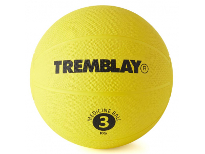 Weight ball TREMBLAY Medicine Ball 3kg D23cm Yellow for throwing MB030 3700322920389