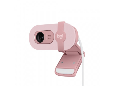 Logitech Brio 100 Full HD Webcam, 2 MP, FHD 1080p, 58°, USB, Rose 960-001623 509920611328;509920611328;509920611328