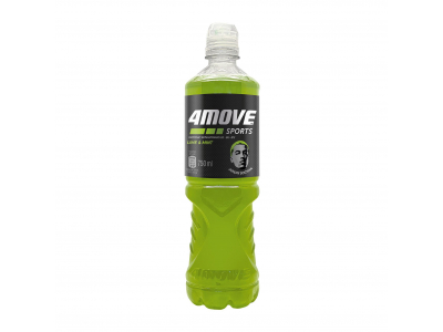 Izotonisks dzēriens 4MOVE Lime&amp;Mint, PET, 0.75l (DEP)  