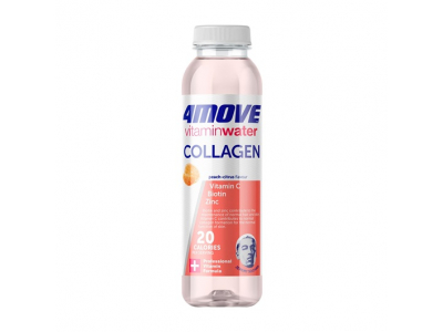 Vitamīnu ūdens 4MOVE Collagen  ar cinku un saldinātājiem, 0,556l, PET (DEP)  