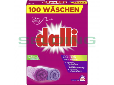 Veļas pulveris DALLI Color, krāsainai veļai, 100WL, 6kg 50012905 50012905