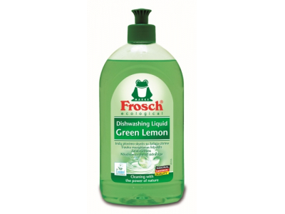 Trauku mazgāšanas līdzeklis FROSCH Green Lemon, 500ml  