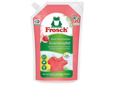 Veļas mazgāšanas līdzeklis FROSCH Pomegranate Color, pouch, 1.8l  