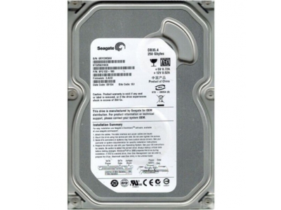 Lietots.HDD 250GB 7200 SATAII 3.5" Seagate DB35.4  