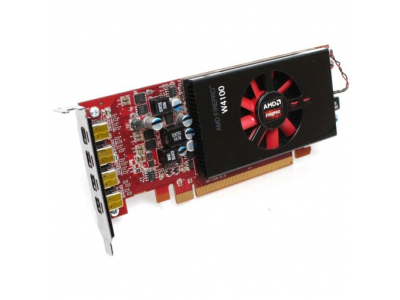 Lietots.Grafiskā karte AMD FirePro W4100 2GB PCI-E, zems profils  