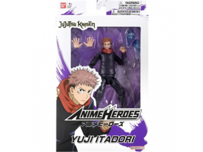 ANIME HEROES Jujutsu Kaisen figure with accessories, 16 cm - Yuji Itadori | Anime 36981A 3296580369812