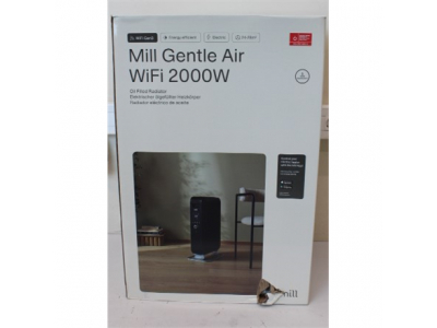 SALE OUT. Mill OIL2000WIFI3 Black WiFI GEN3 Oil Filled Radiator, 2000 W, APP+WiFi+Bluetooth, Mill Heat Boost Technology | Mill | WiFI GEN3 Oil Filled Radiator | OIL2000WIFI3 | Oil Filled Radiator | 2000 W | Number of power levels 3 | Black | DAMAGED PACKA