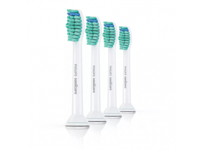 Philips | Toothbrush Heads | HX6014/07 Standard Sonic | Heads | For adults and children | Number of brush heads included 4 | Sonic technology | White HX6014/07 8710103633105