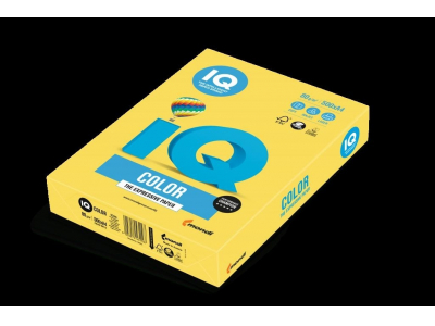 Krāsains papīrs IQ A4 80g/m², 500 loksnes, CY39, Canary Yellow IQ402918 9003974402918