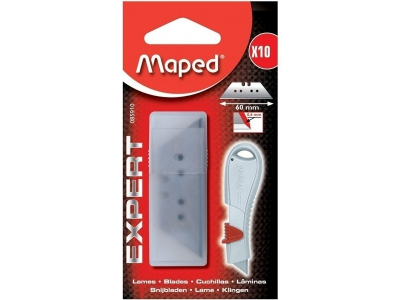 *Asmeņi kancelejas nazim Maped Expert 60mm, 10gab MA859107 3154140859107