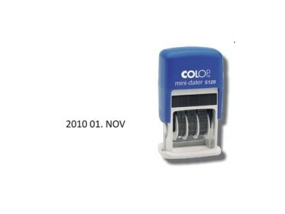 Datumzīmogs Colop Mini-Dater S120 4mm, (2014.01.NOV) CO430124 9004362544449