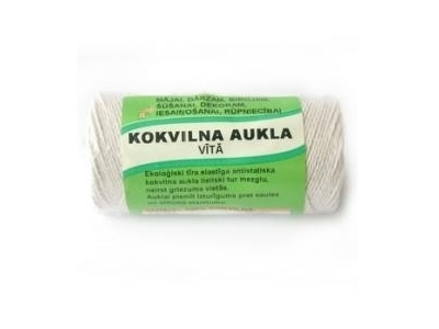 Vītā aukla Tangente ø1mm, kokvilna, 100m, balta TA013068 4750646013068