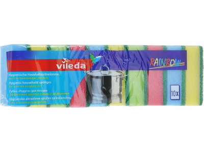 Sūkļi trauku mazgāšanai Vileda Rainbow 10 gab. VI073241 4023103073241