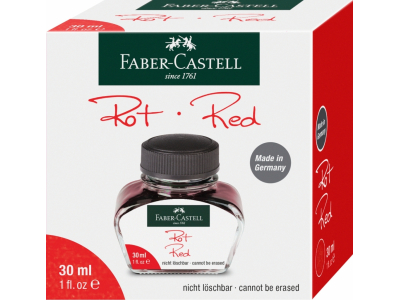 *Tinte Faber-Castell 30ml, sarkana FC487043 4005401487043