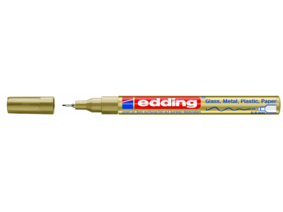 Permanents marķieris Edding Paint 780, 0.8mm, zelta ED498338 4004764498338