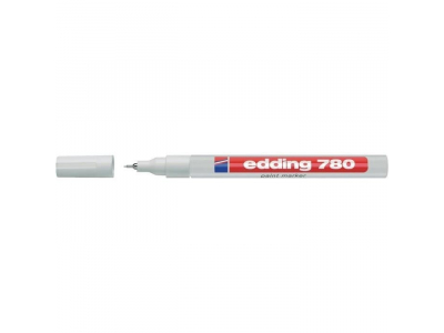 *Permanents marķieris Edding Paint 780, 0.8mm, sarkans ED023080 4004764023080