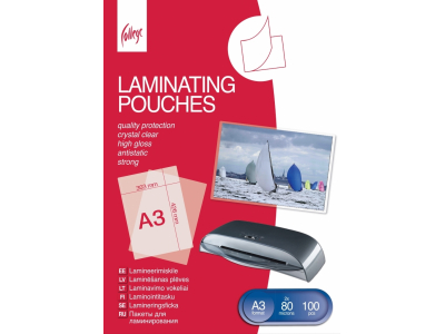 Laminēšanas plēve College Antistatic A3, 80mikr, 100 loksnes, glancēta KF003143 4740372003143