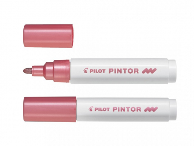 Dekoratīvais marķieris Pilot Pintor 1.4mm, konisks, Metallic pink PI542107 4902505542107