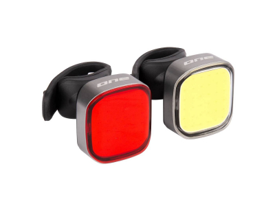 Velosipēdu lukturu komplekts One S.Light 40 USB Black NF071601 8592842806237