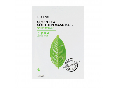 
				LEBELAGE Green Tea Solution Auduma sejas maska, 25 g  8809446652499