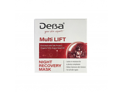 
				DeBa Multi Lift Atjaunojoša nakts sejas maska, 50 ml  3800038935285