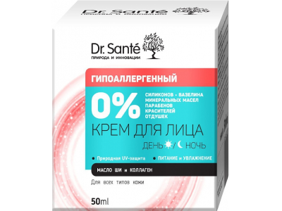 
				DR. SANTE 0% Krēms sejai Barošana un mitrināšana, 50 ml  4823015929403