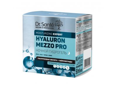 
				DR. SANTE HYALURON MEZZO PRO Hidroželeja nakts, 50 ml  5901845505598