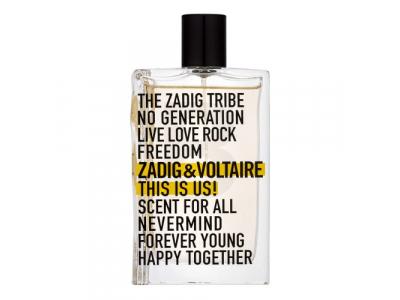 Zadig &amp; Voltaire This is Us! tualetes ūdens unisex 100 ml PARF129590 3423222009816