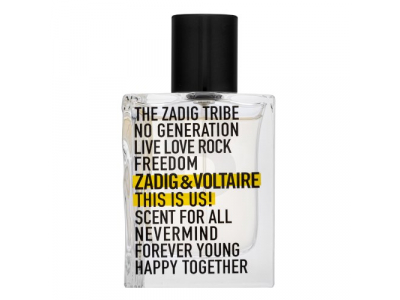 Zadig &amp; Voltaire This is Us! unisex tualetes ūdens 30 ml PARF129591 3423222009779