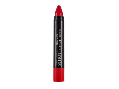 
				LOLLIS Matte Lipstick Crayon Matēta Lūpu krāsa-zīmulis, tonis 06, 3 g  8681546110662