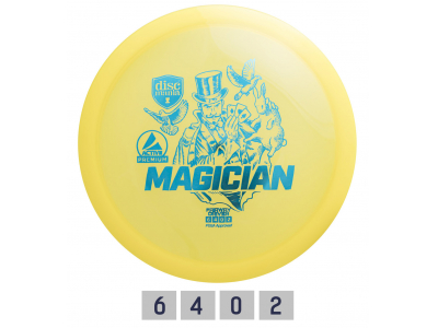 Discgolf DISCMANIA Fairway Driver MAGICIAN Active Premium Yellow 6/4/0/2 951566 6430074951566