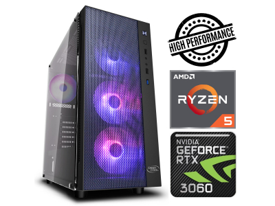 PSV Ryzen 5 5600X 8GB 240SSD M.2 NVME+2TB RTX3060 12GB no-OS RW18852NS ENS411518852