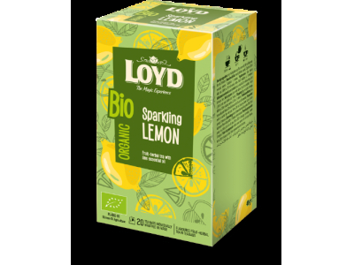 Aromatizēta zāļu tēja LOYD Sparkling Lemon, BIO, 20x2g  