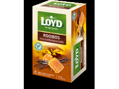 Sarkanā tēja LOYD Honey &amp; Madagascar Vanilla, 20x2g  