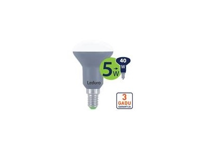 LEDURO LED spuldze R50 E14 5W 2700K 350l 21169 4750703995627