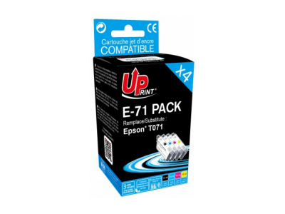 UPrint E-71 BK/ C/ M/ Y 4 Pack E-71-4PACK-UP 3584770723576