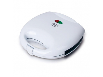 Adler | Sandwich maker | AD 301 | 750  W | Number of plates 1 | Number of pastry 2 | White AD 301 5901436590279