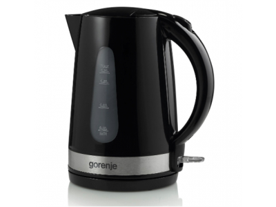 Gorenje | Kettle | K17BK | Standard | 2200 W | 1.7 L | Plastic/ metal | 360° rotational base | Black K17BK 3838782089725