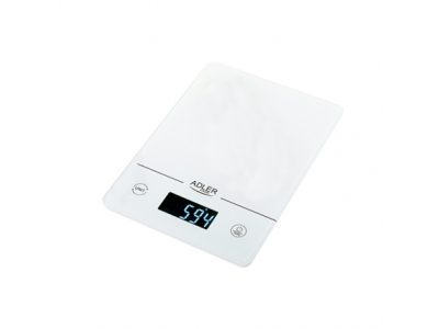 Adler | Kitchen scales | AD 3170 | Maximum weight (capacity) 15 kg | Graduation 1 g | Display type LCD | White AD 3170 5903887801577