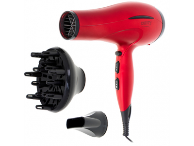 Camry | Hair Dryer | CR 2253 | 2400 W | Number of temperature settings 3 | Diffuser nozzle | Red CR 2253 5902934839785